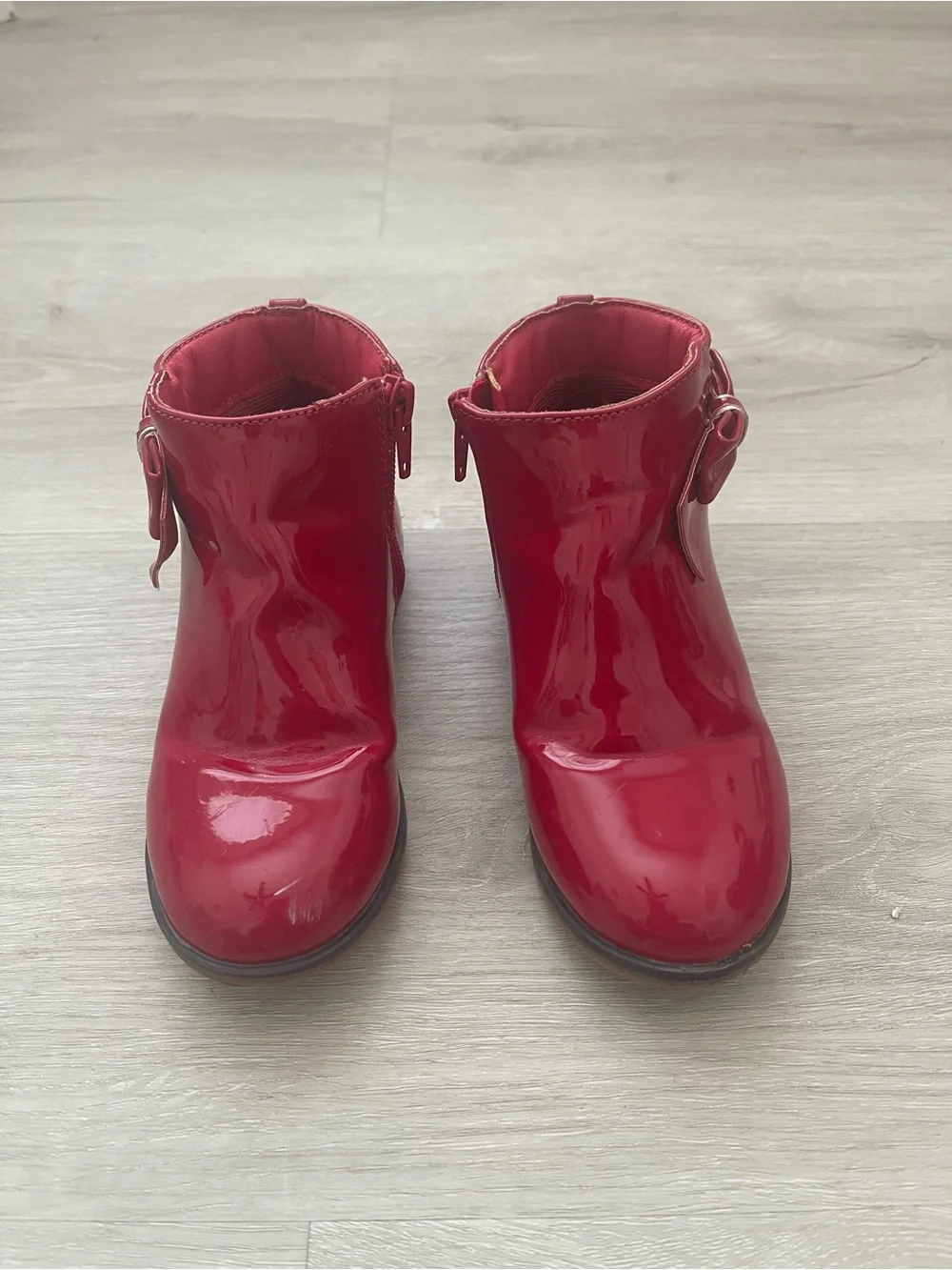 Gymboree Red Patent Toddler Ankle Boots